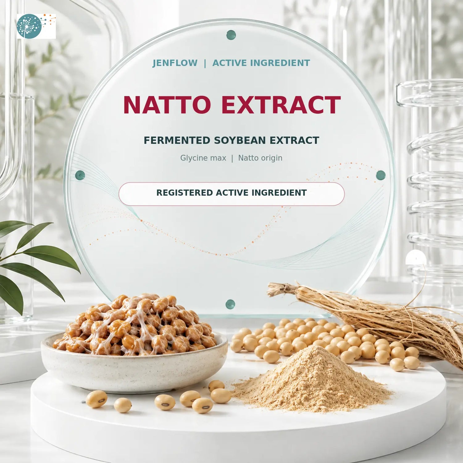 Fermented natto soybeans and nattokinase for blood clot dissolving and heart health