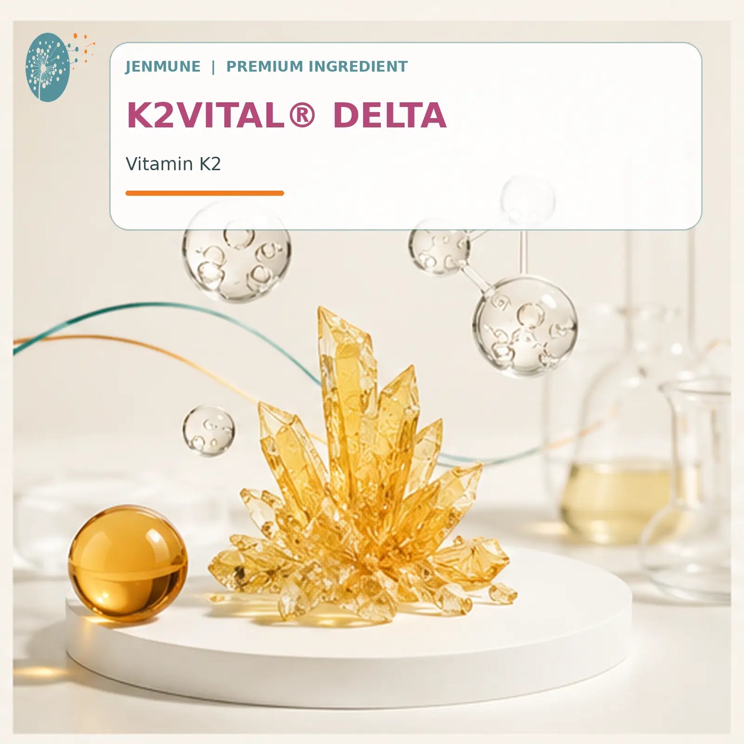 K2Vital Delta Vitamin K2 MK-7 and Vitamin D3 in Jenmune for bone density and cardiovascular health