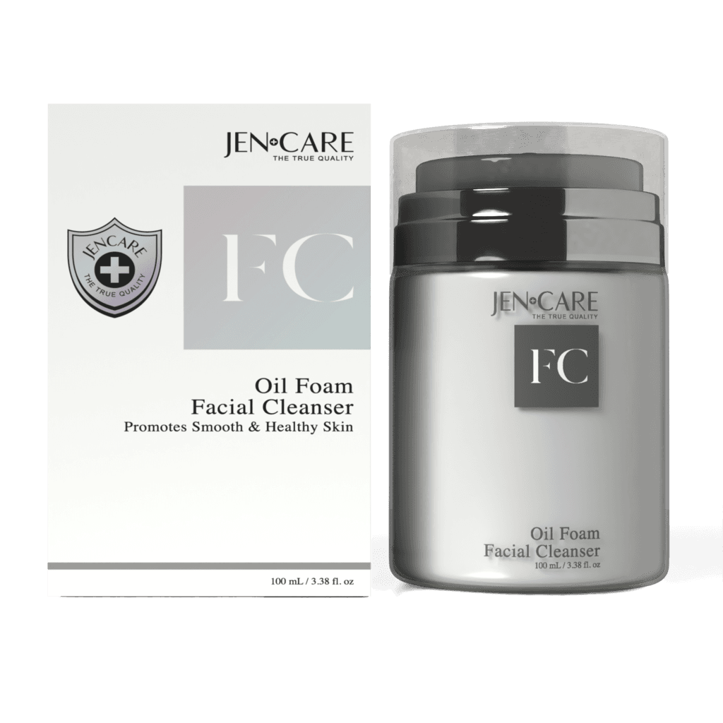 Jencare™ Oil Foam Facial Cleanser front